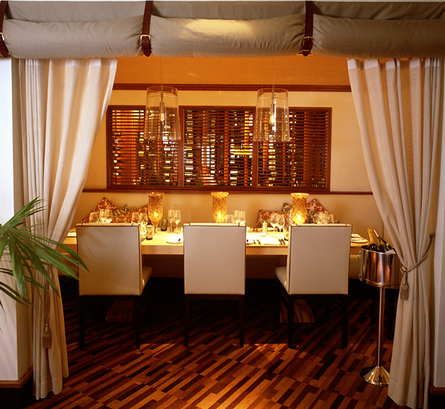 image of a private dinning area